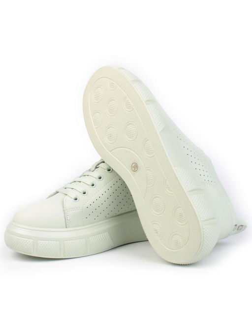 05-DXT51-5 LT. GREEN Кроссовки женские (натуральная кожа) - Фабричный китай фото 6