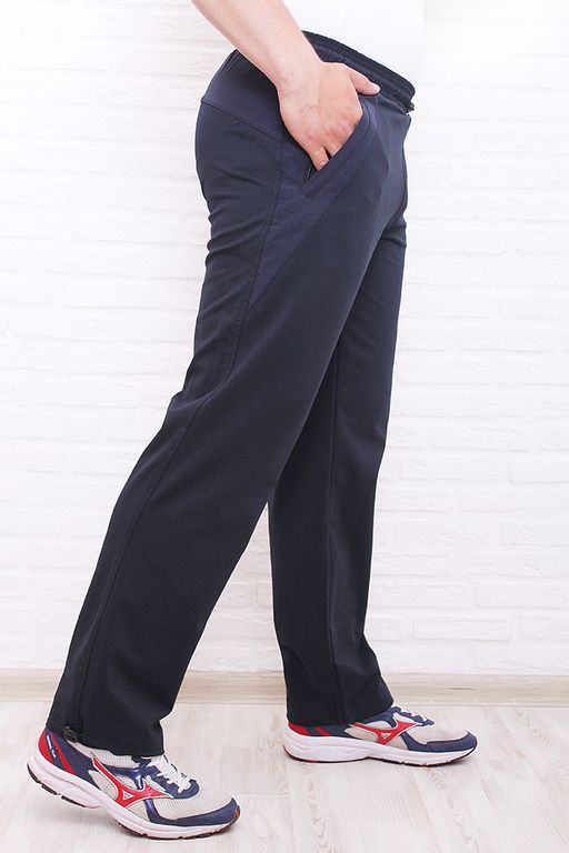 Спортивные брюки М-1203: Тёмно-синий - Relay фото 2