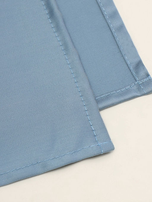 Постельное бельё евро «Этель», тенсель, серо-голубое