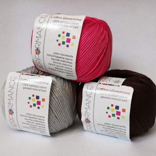 Цена за 10 мотков пряжи Cotton Glamorous