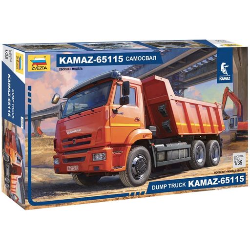 Модель для сборки "Самосвал Kamaz-65115" 1:35 (3650, "ZVEZDA")