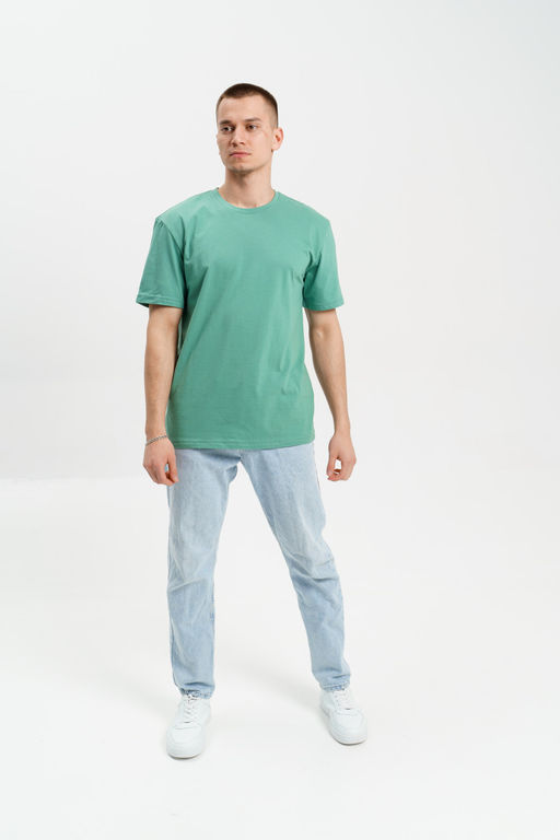 Мужская базовая футболка из 100% хлопка - Solo mio фото 2