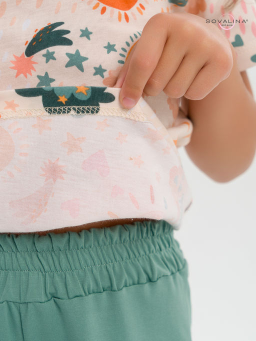 Костюм Лето изумруд-радуга бохо - Sovalina фото 9