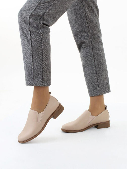06-M47-21 BEIGE Туфли женские (натуральная кожа)