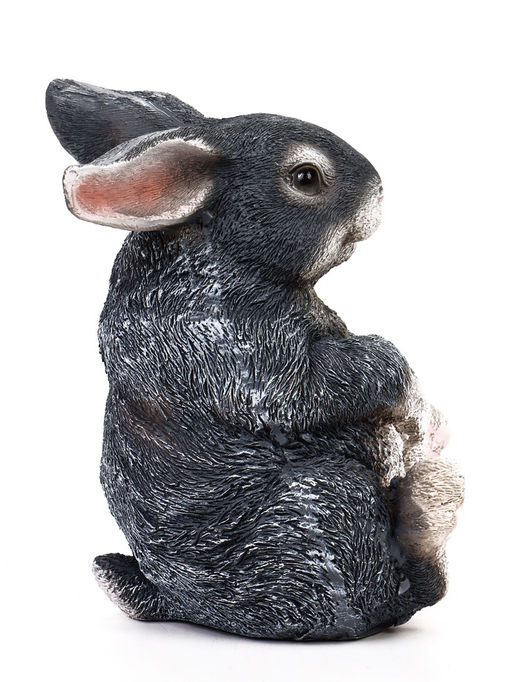 Садовая фигура из полистоуна «Зайка», 19×13×15 см