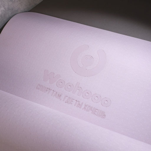 Коврик для йоги и фитнеса Woohooo Whisper / 183x61x0.6 / Purple-Pink / Мешок+ стяжка в комплекте / уп12 - Галеонтрейд фото 2