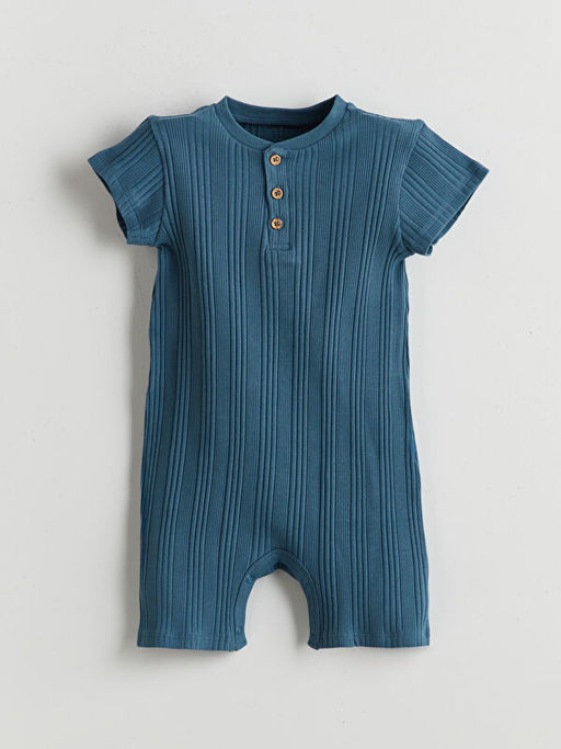 Bisiklet Yaka Erkek Bebek Ka?korse Tulum 2li