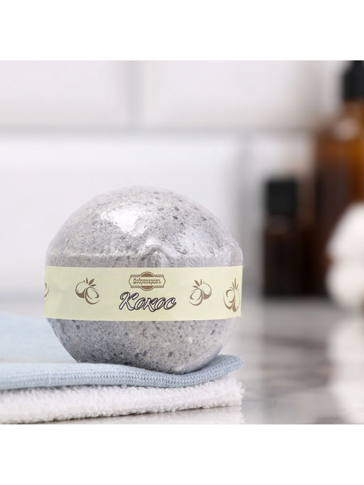 Цена за 2 шт. Бомбочка для ванн Добропаровъ с ароматом кокоса, 110 г