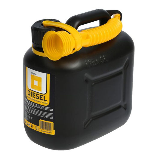 Канистра 5л пластик. для ГСМ Diesel (черный)