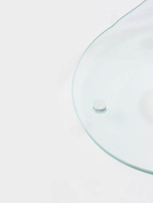 Подставка для торта Доляна Тропики, d=32 см, вращающаяся, стекло, зелёная фото 4