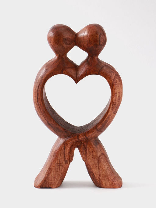 Сувенир Любовь, 14?3.5?25 см, дерево, коричневый