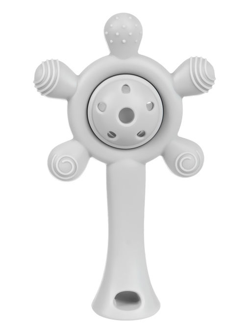 Прорезыватели силиконовые для зубов «Банан и погремушка», набор 2 шт.