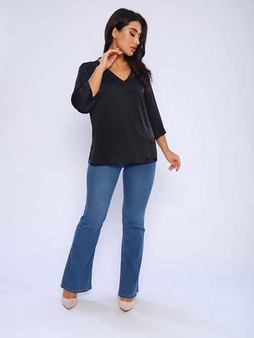 Блуза Ольга_О171/черный - Ihomelux фото 7