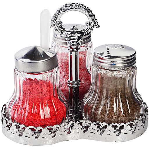 40481 Набор для специй на подставке 5 пр стекло/нерж MB (х48) - Mayer&boch фото 2