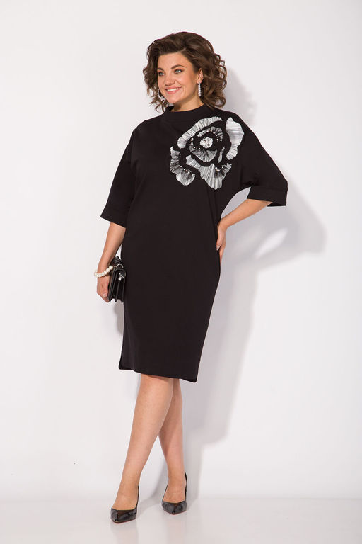 Платье Liliana 1464-Р черный  фото 2