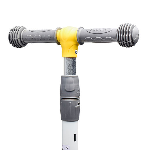 Самокат 3-х кол., желтый, PU, в коробке