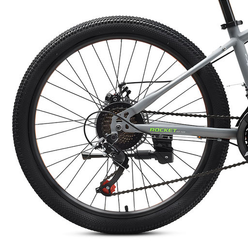 Велосипед 24" Rocket MP-400, цвет серый/зеленый, размер 13"