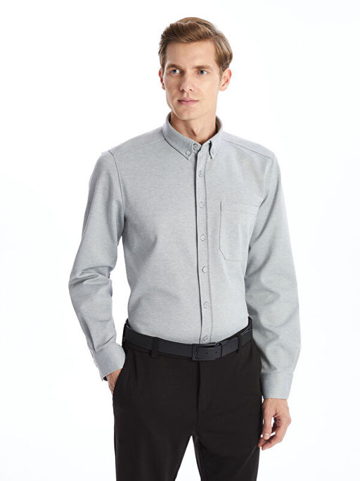 Regular Fit Uzun Kollu Erkek G?mlek