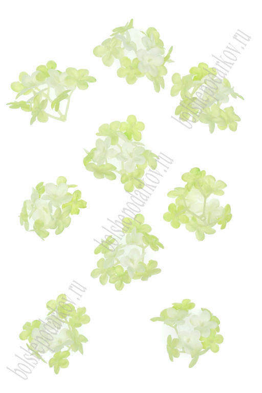 Головки цветов "Гортензия" 4 см (20 шт) SF-7874, фисташковый