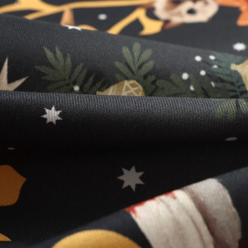 Набор салфеток сервировочных «Этель» Fairy tale, 4 шт., чёрные, 40×40 см