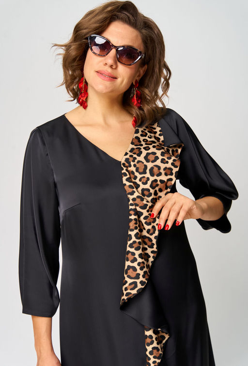 Платье EVA GRANT 7200Л-Р принт леопард