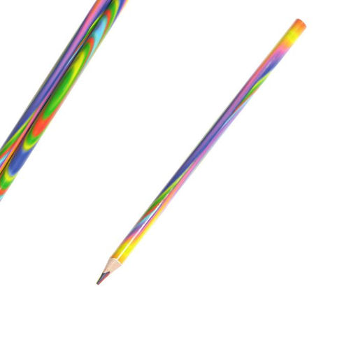 Цена за 50 шт. Карандаш Calligrata многоцветный, заточенный, трехгранный