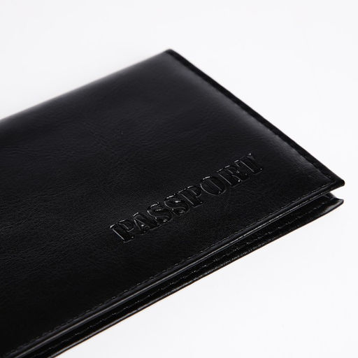 Обложка для паспорта, чёрная