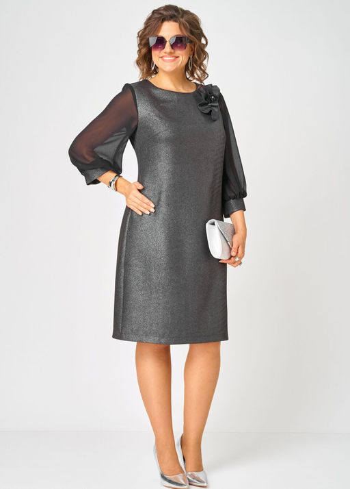 Платье EVA GRANT 7310D графит