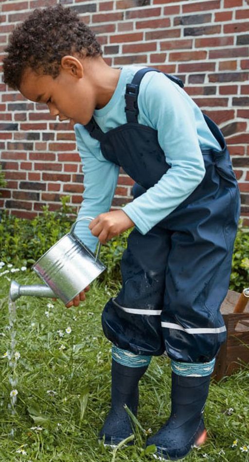 Полукомбез непромокаемый для мальчиков LUPILU с флисом  фото 15