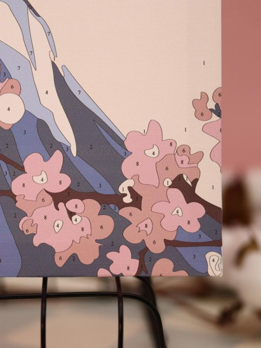 Картина по номерам на подрамнике Draw Me! Volcano, (20*20 см)