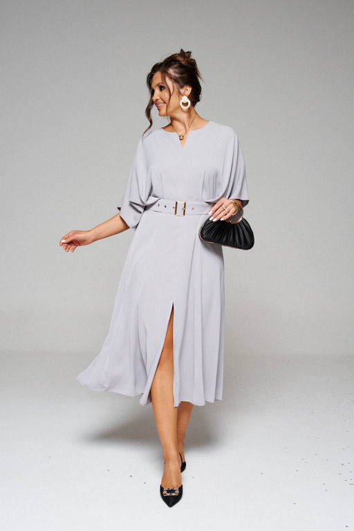 Платье 6213 серый - Beautiful and free фото 6