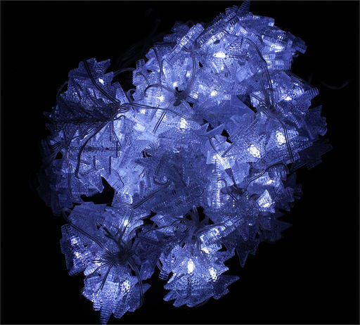 Эл. гирлянда диодная занавес 3м * 2м 150 ламп "Елочки" холодно-белая, в коробке