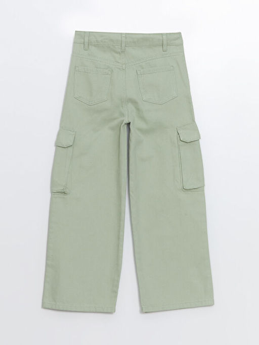 Wideleg K?z ?ocuk Kargo Pantolon