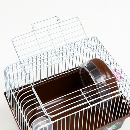 Клетка для грызунов Пижон, 23 х 17 х 17 см, коричневая  фото 4