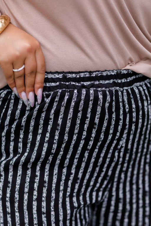 Брюки Luxury Moda 1447 черно-белый - Anelli фото 5