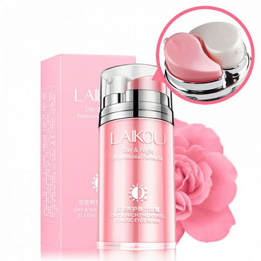 Laikou Day&Night Nursing Elastic Eye Crem, 20g - Крем для век День - ночь