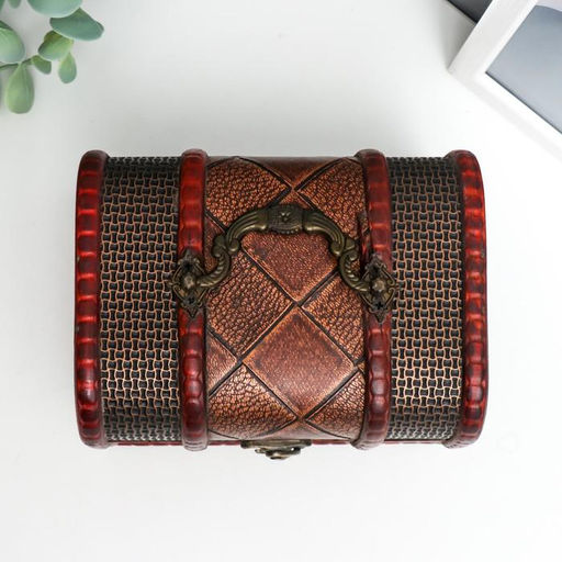 Набор шкатулок для украшений «Сундучок. Клетка и сеточка», дерево, 2 шт.