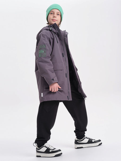 BZRM3371 Плащ для мальчиков - Pelican фото 4