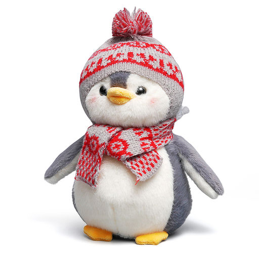 Мягкая игрушка "Пингвин в шапочке" 25 см