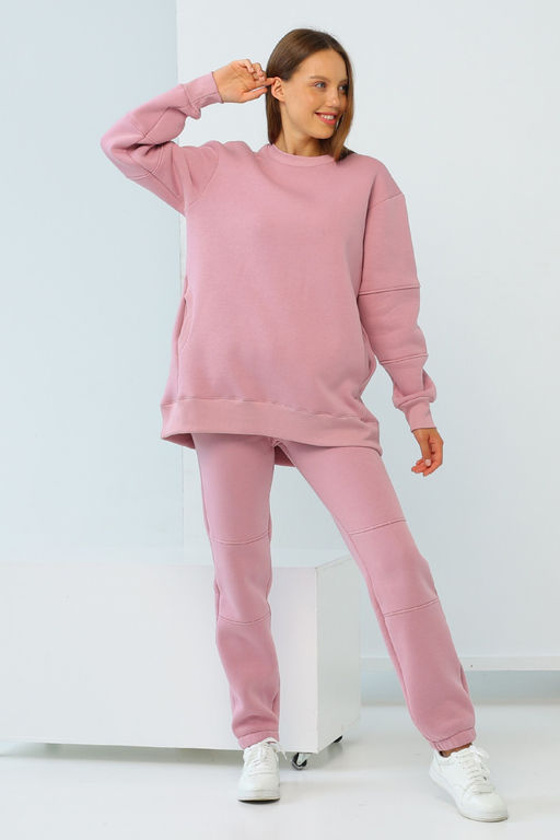 Джемпер женский 167L17 пыльная роза - Solo mio фото 3