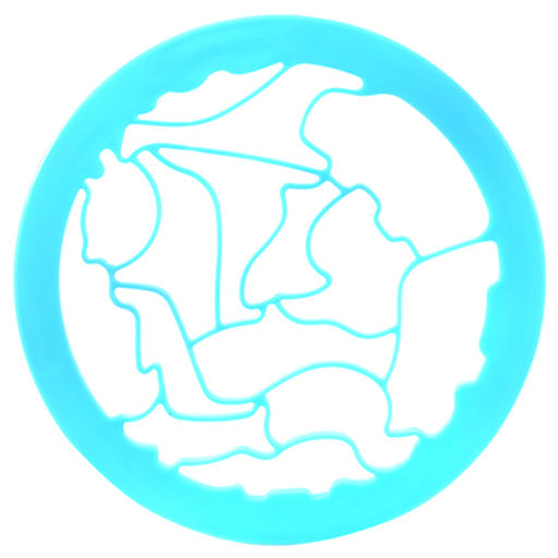 Трафарет для выпечки пластмассовый Зоопарк д24х1,3см (15 штук) (Китай)