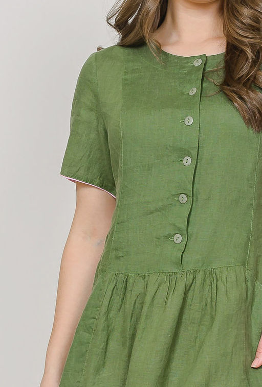 Платье 100% лен