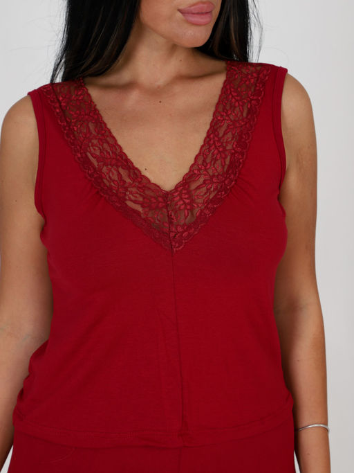 411 ПИЖАМА БРИДЖИ (Бордо) - А-дина фото 10