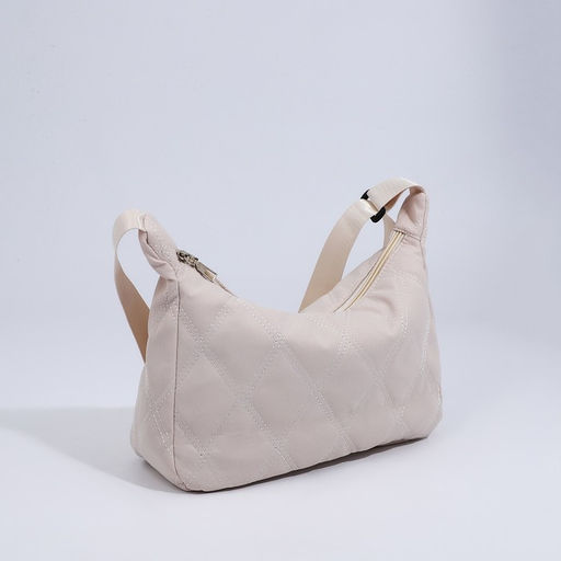 Сумка-мешок на молнии, цвет бежевый - Simaland фото 2