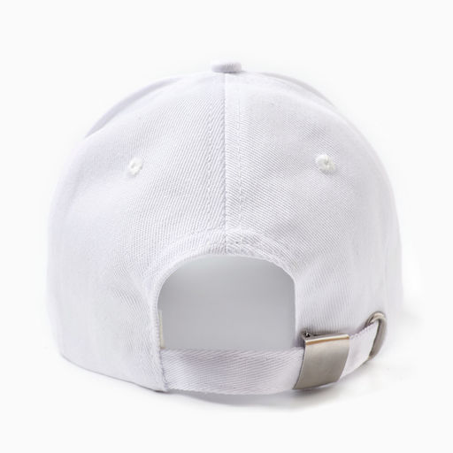 Кепка однотонная MINAKU белая, размер 58, хлопок 100%