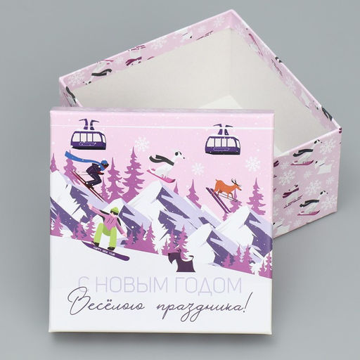 Набор подарочных коробок 6 в 1 С Новым годом, 10?10?6 20?20?11 см