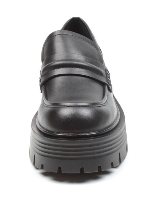 03-C1815-1 BLACK Лоферы женские (натуральная кожа)