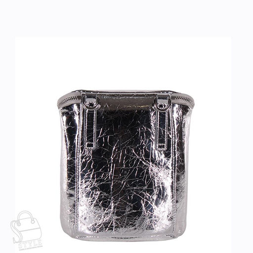 Сумка женская кожаная 6316F silver Polina&Eiterou в Новосибирске