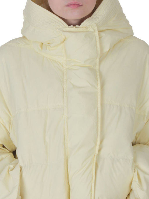 9518 YELLOW Куртка пуховая зимняя женская (пух)