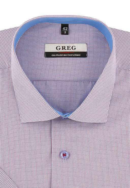 Сорочка мужская короткий рукав GREG 264/109/5025/Z/1_GB